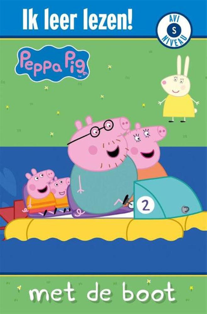Estoy aprendiendo a leer. peppa pig con el barco. av