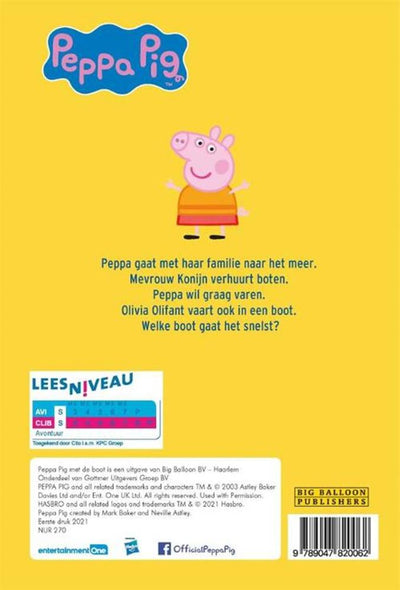 Sto imparando a leggere. Peppa Pig con la barca. av