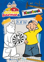Libro para colorear vecino vecino con globo grande - afbeelding 1