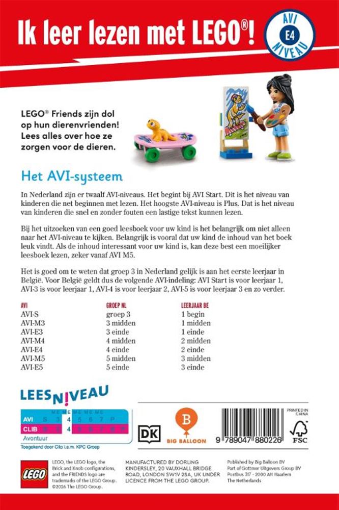 Amigos de Lego. amigos animales. avi e4. 7+