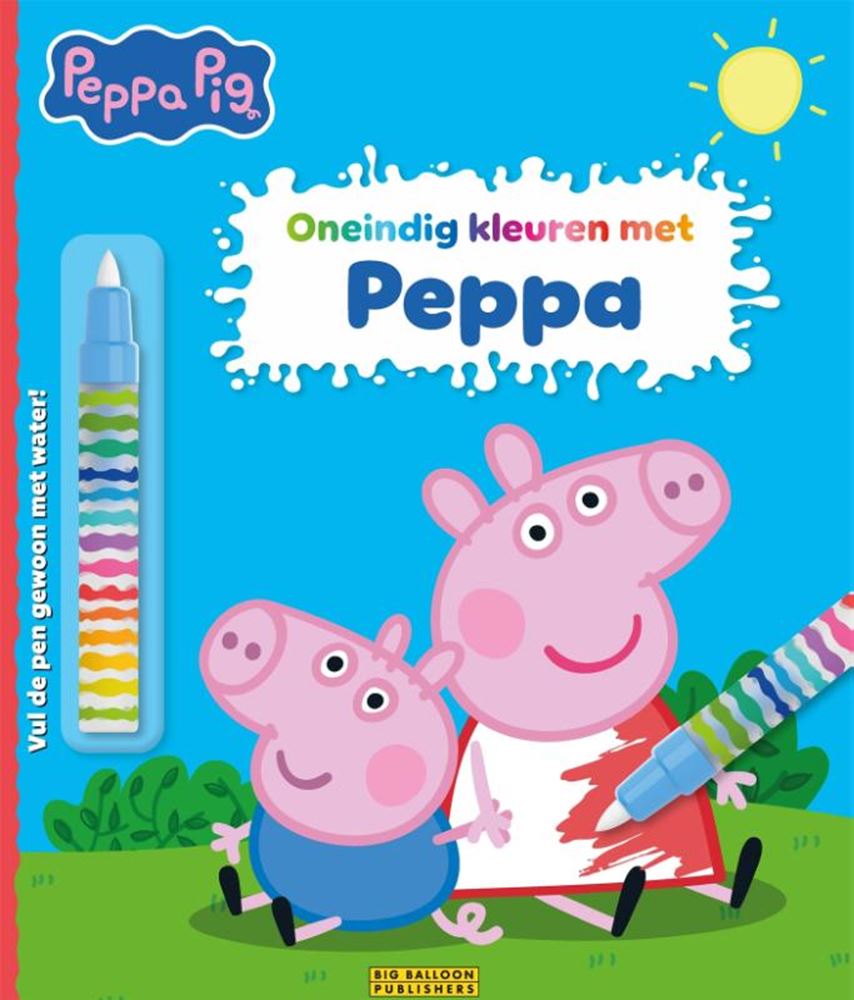 Oneindig kleuren met peppa 3+
