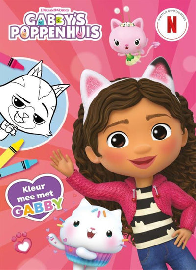 Gottmer publishers group coloring book: color along with gabby 4+