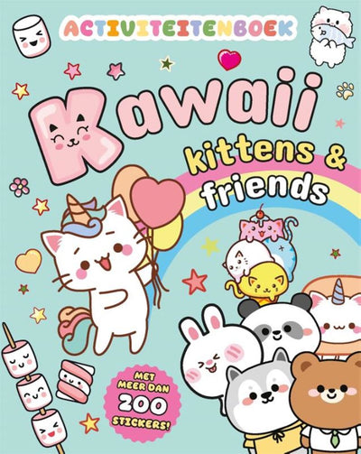 Libro di attività degli amici dei gattini kawaii del gruppo editoriale Gottmer