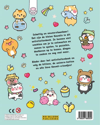 Libro di attività degli amici dei gattini kawaii del gruppo editoriale Gottmer