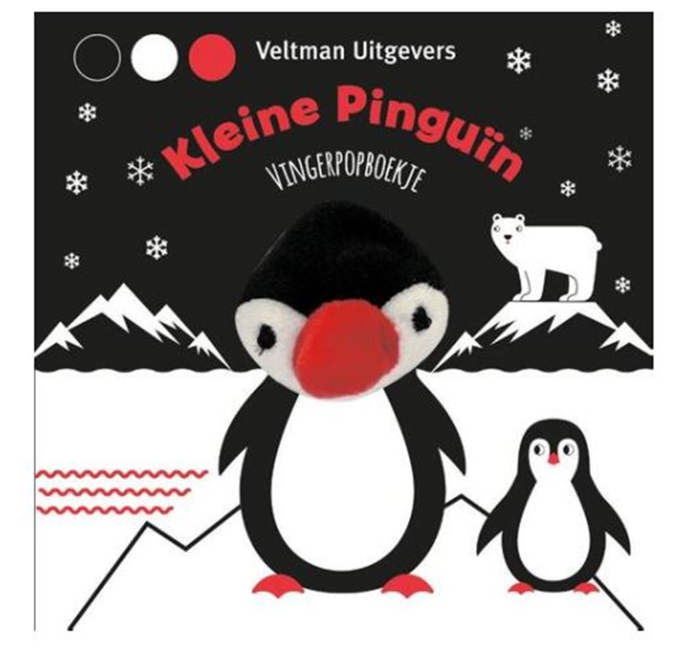 Libro de marionetas de dedo: pequeño pingüino. 0+