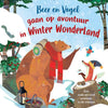 Orso e uccello vanno all'avventura in inverno
