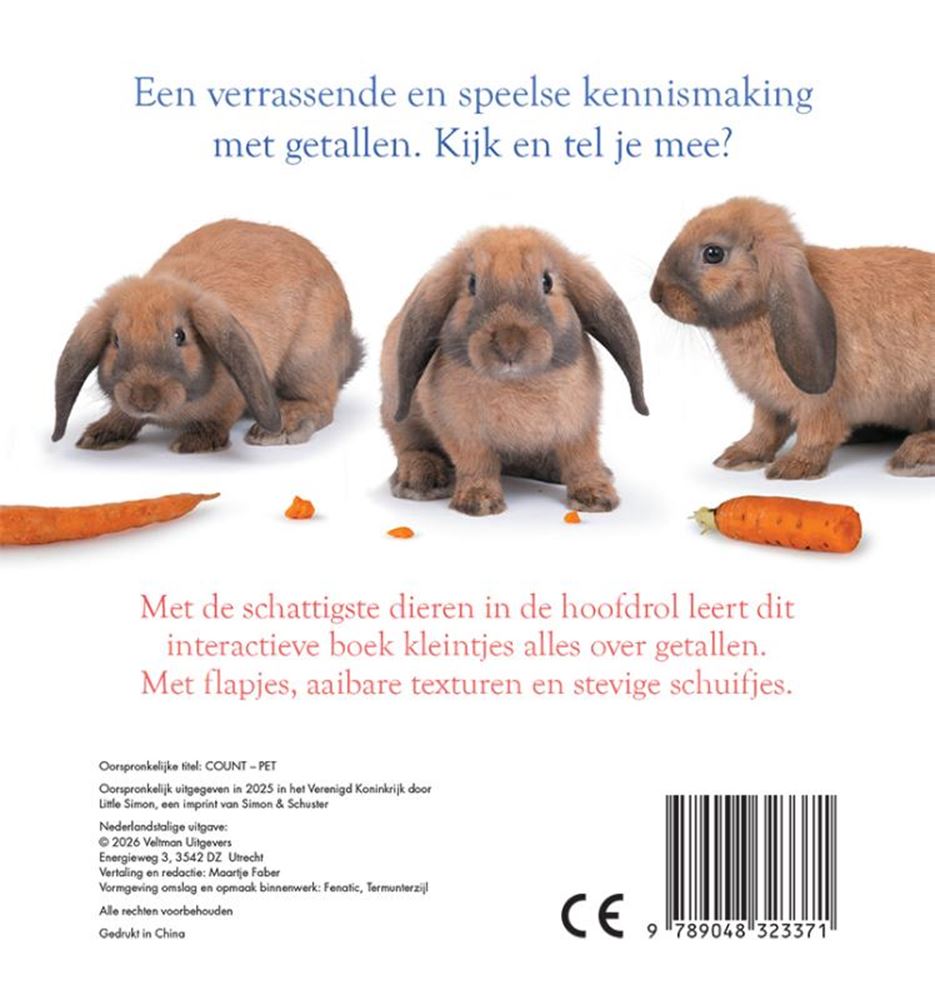 Counting board book - animals 1+