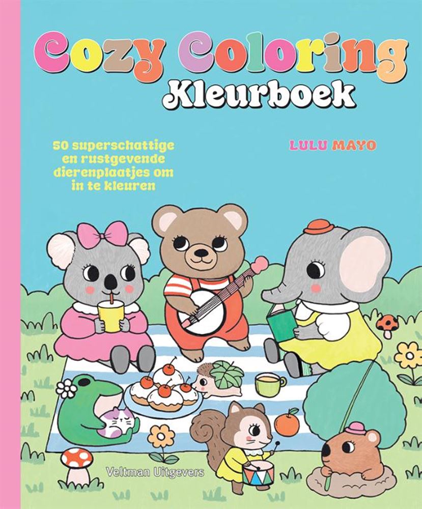 Libro da colorare accogliente -