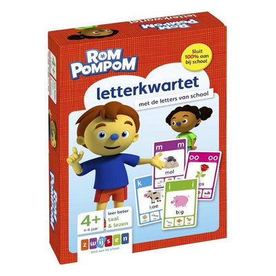 WPG Uitgevers Rompompom Letterkwartet