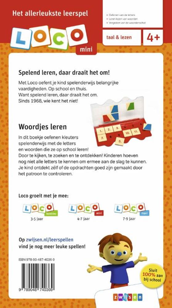 WPG Publishers Mini Rompom I Learn Words (4-6 anni)