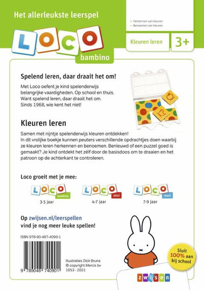 Wpg uitgevers bambino nijntje Imparo come colori (3-5 anni)