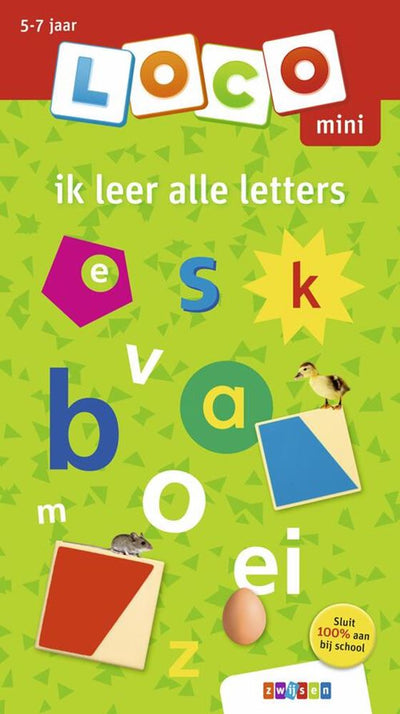 ZWIJSEN ZWIJSEN MINI Folleto de ejercicios Aprendo todas las cartas