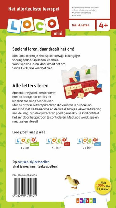 ZWIJSEN ZWIJSEN MINI Folleto de ejercicios Aprendo todas las cartas