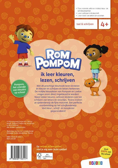 WPG Uitgevers Rompompom I learn how to read, read and write (4-6 years old)