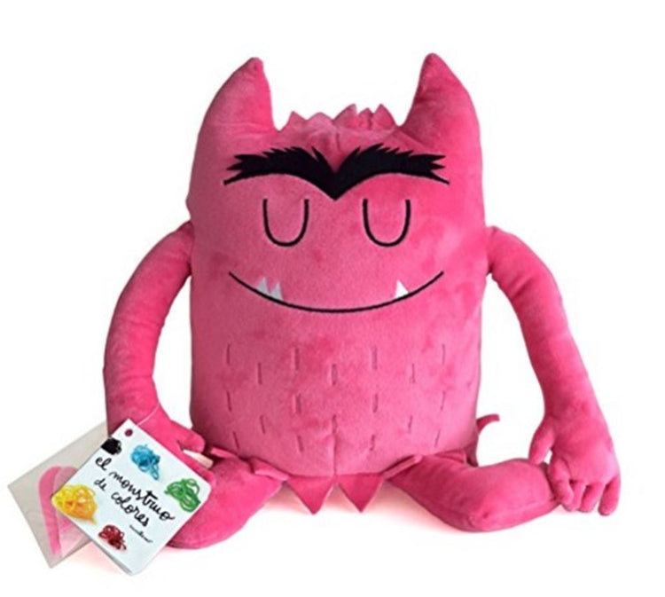 Peluche color monstruo rosa (enamorado)