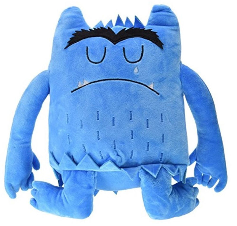 Peluche colore mostro blu (triste