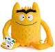 Peluche monstruo de color amarillo (feliz)
