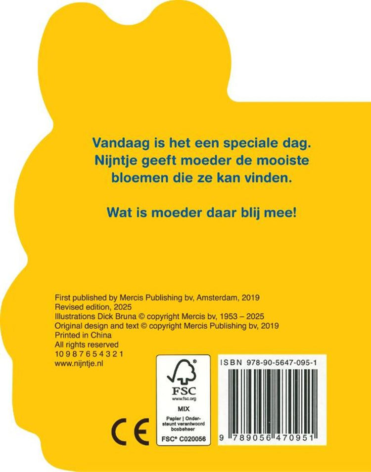 Kartonboekje: nijntje en moeder. 1+