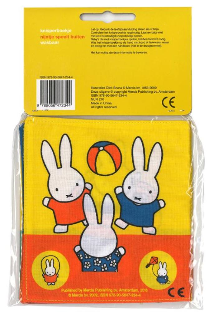 Libro nítido: Miffy juega afuera. 0+