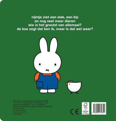 Casetta centrale per libri Miffy libro trasparente, animali piccoli e grandi