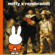 Inglese: miffy x rembrandt.