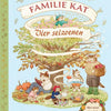 Kartonboek: vier seizoenen. familie kat.