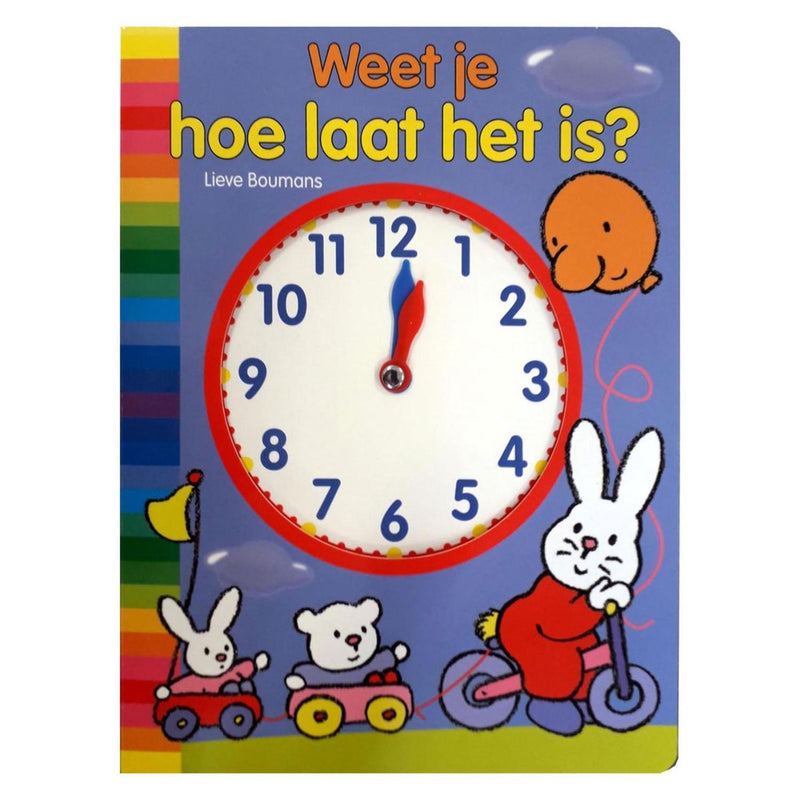 Libro de cartón ¿Sabes qué hora es?