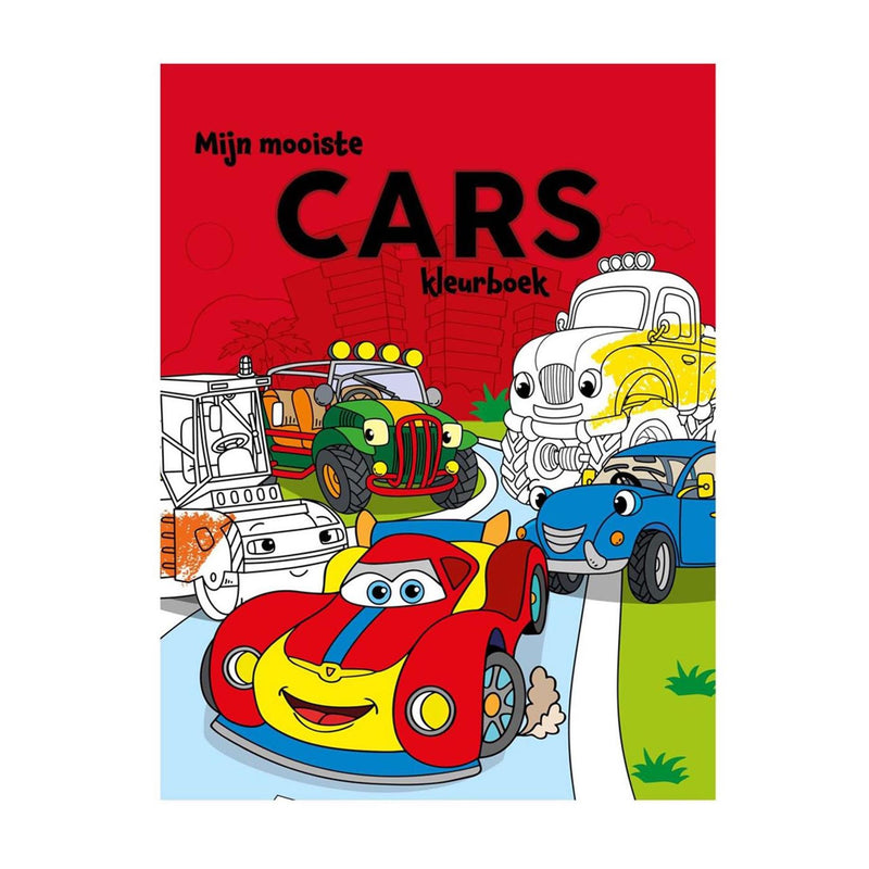 Mondikaart libro para colorear mis coches más bonitos a4