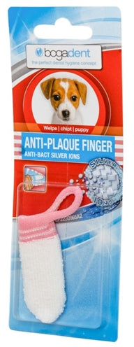 Cachorro de cepillo de dientes de dedo de la placa de Bogadent