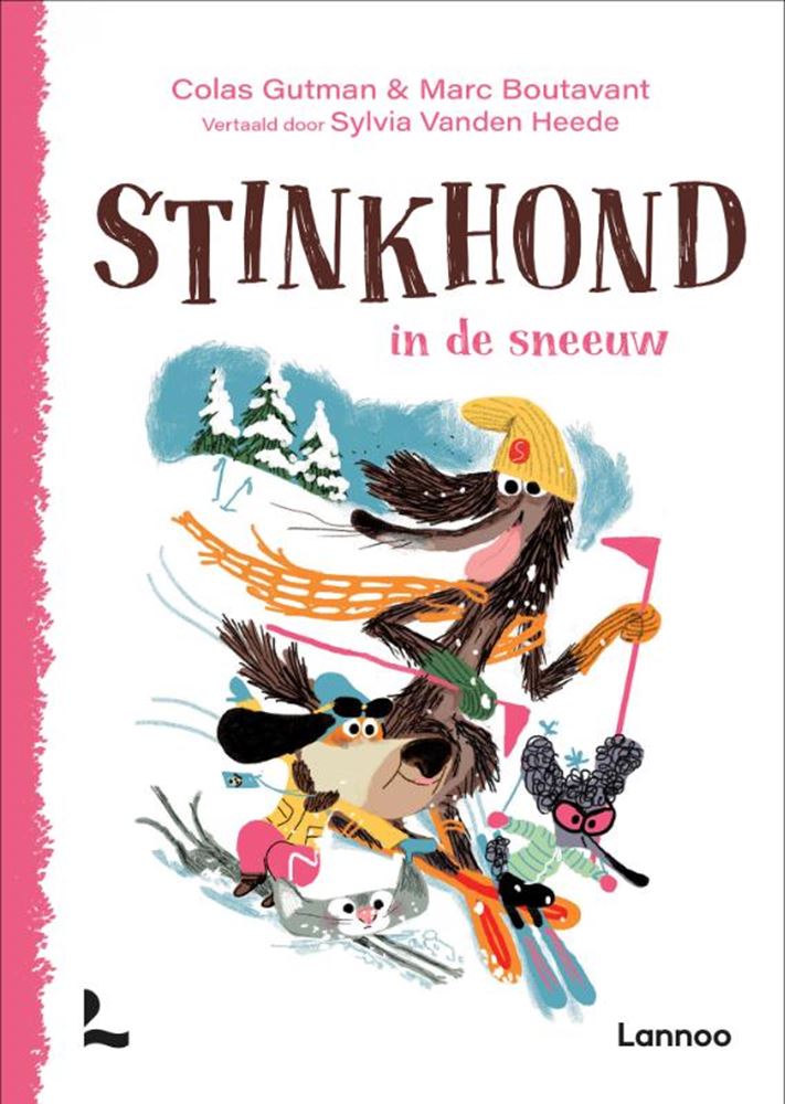Stinkhond in de sneeuw. 6+