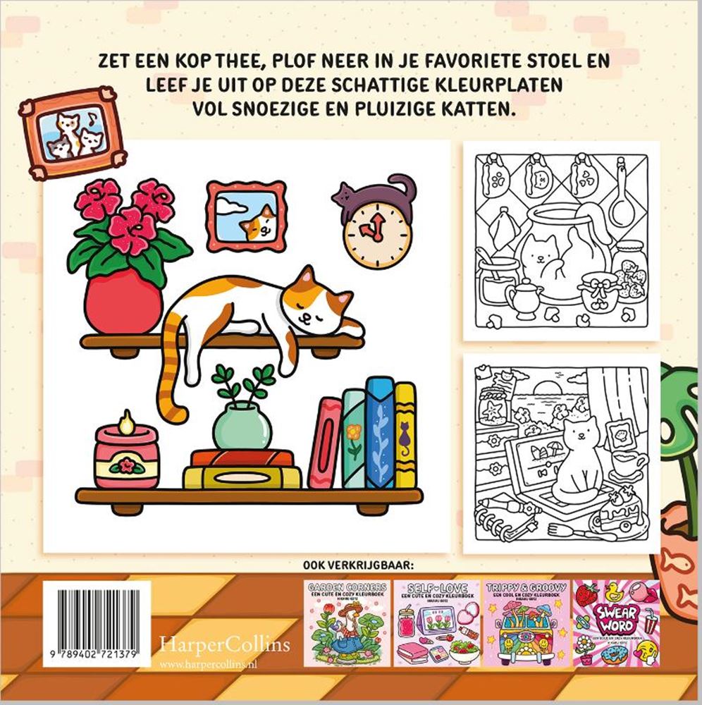 Momenti di gatto: un libro da colorare carino e accogliente
