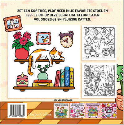 Momenti di gatto: un libro da colorare carino e accogliente