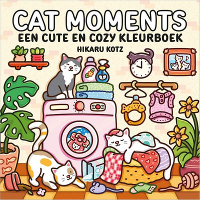 Momenti di gatto: un libro da colorare carino e accogliente