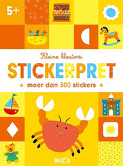 Kleine kleuters krab stickerpret 5+ - afbeelding 1