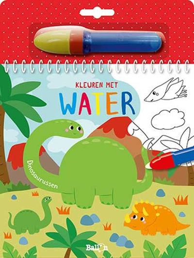 Nl - standaard uitgeverij kleuren met water: dinosaurussen. 4+