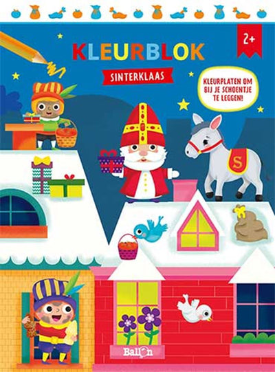 Standaard uitgeverij sinterklaas, kleurblok. 2+