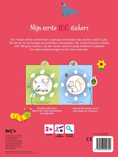 Editor estándar mis primeras 100 pegatinas - animales