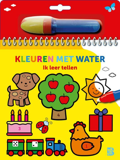 Colorazione editoriale standard con acqua: imparo a contare