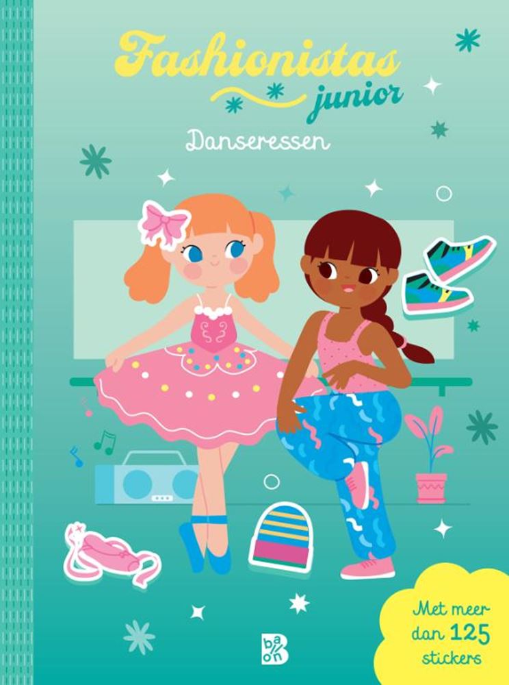 Libro de pegatinas de la editorial estándar fashionistas junior dance - 125 pegatinas