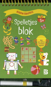 Spelletjesblok met viltstift 5+ 5+ - afbeelding 1