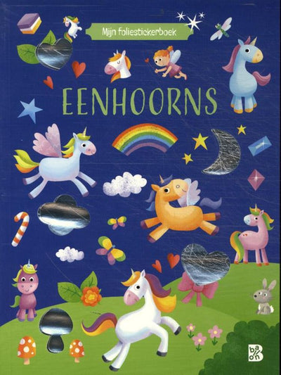 Libro de pegatinas de lámina de publicación estándar unicornios