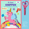 Standaard uitgeverij knutselboek met schaartje: eenhoorns 4+