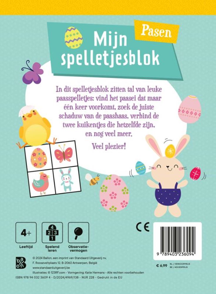Il mio gioco di Pasqua blocco 4+