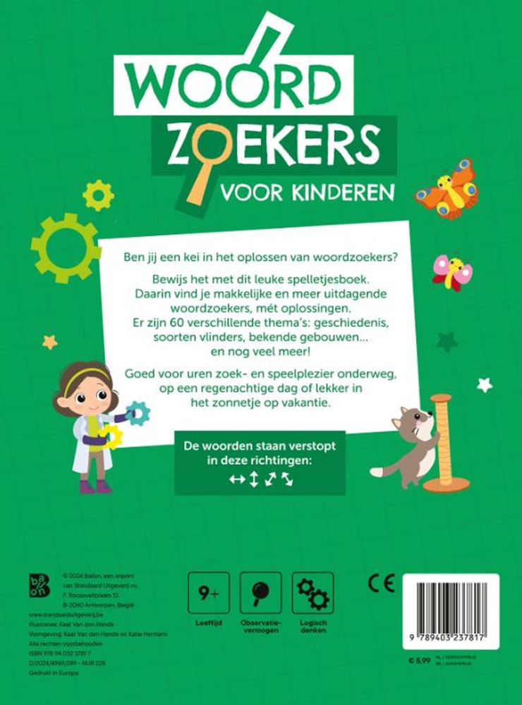 Ricerche di parole per bambini con palloncini - bambini - 9+ - ricerche di parole per bambini