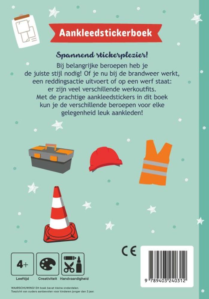 Stickerboemini fashionistas: beroepen 4+