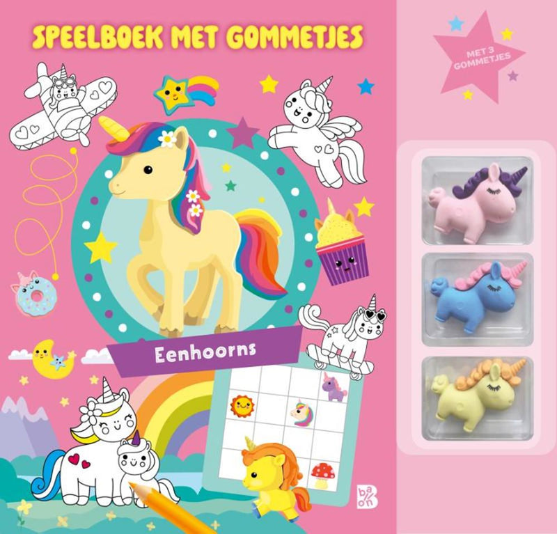 Playbook con gomme da cancellare: unicorni 4+