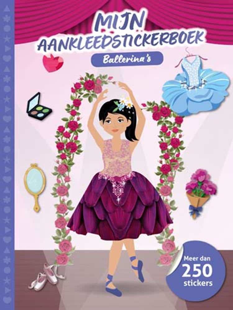 Mi libro de pegatinas de vestir: bailarinas 4+
