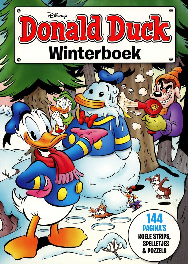 Donald Duck Winterboek (Donald and Snowman)