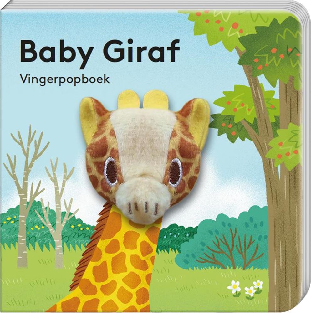 Vingerpopboekje: baby giraf 2+