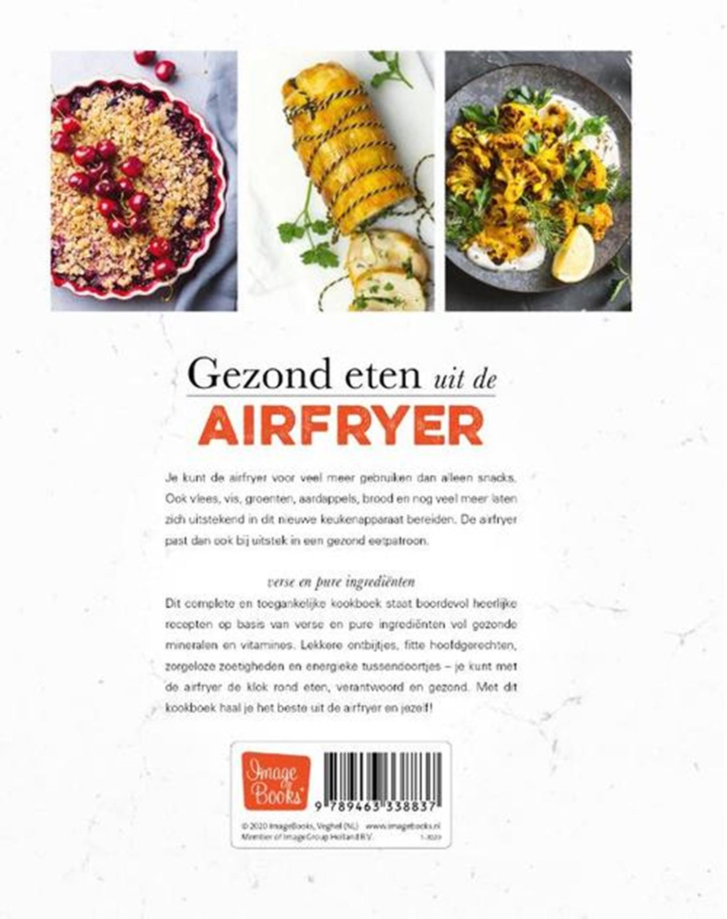 Libri di immagini cibo sano dalla friggitrice ad aria